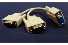 CAT-YR Cable - DB-9F to two DB-9M